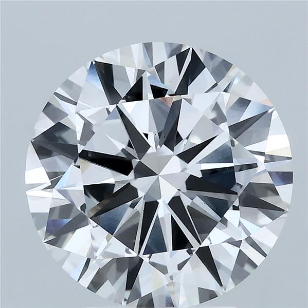 4ct Round E VS2 Lab Created Diamond
