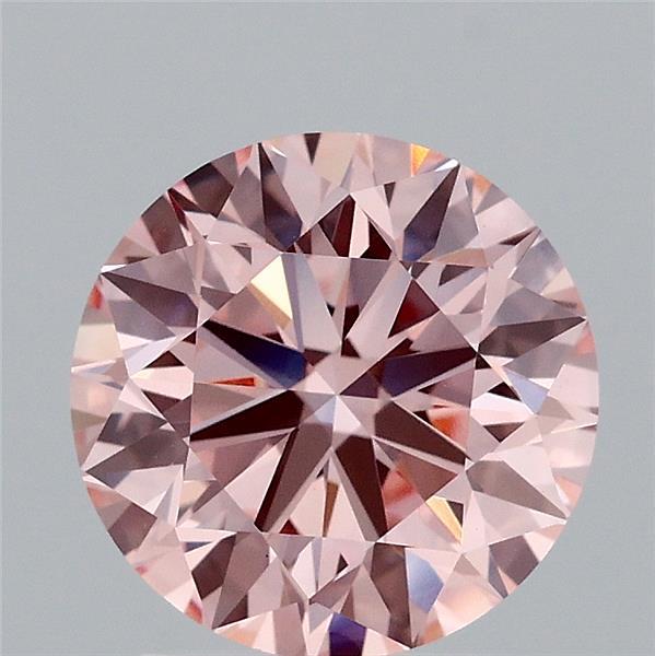 2.17ct Round FANCY INTENSE PINK VS1 Lab Created Diamond