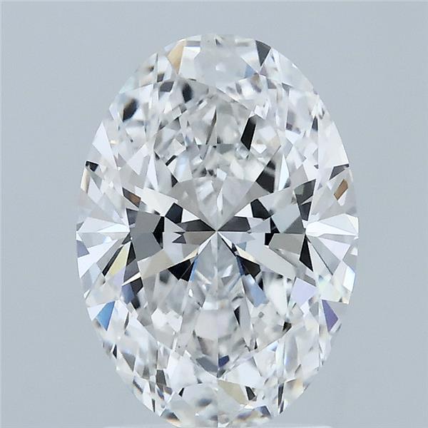 2.03ct Oval E VVS2 Lab Created Diamond