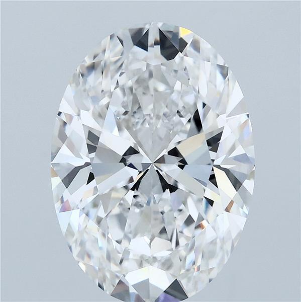5.76ct Oval E VVS2 Lab Created Diamond