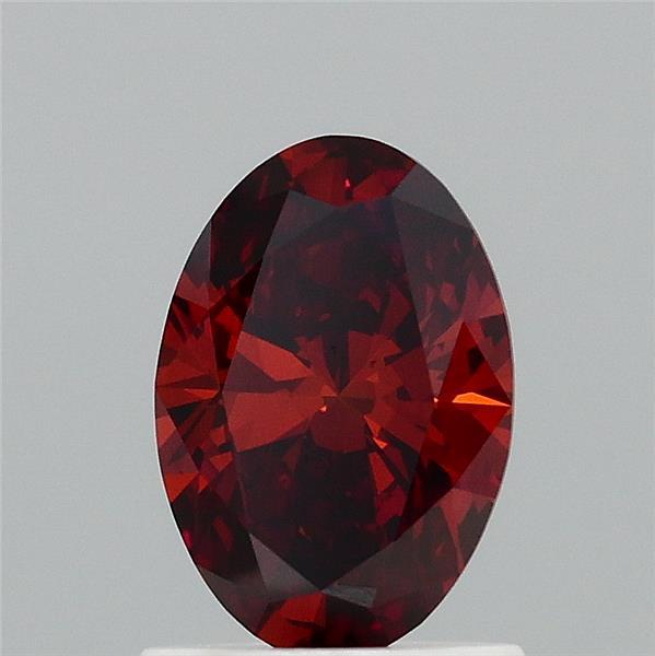 1.02ct Oval FANCY VIVID ORANGE VVS2 Lab Created Diamond