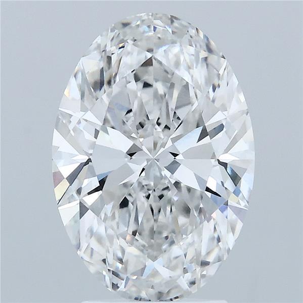 3.09ct Oval E VVS2 Lab Created Diamond