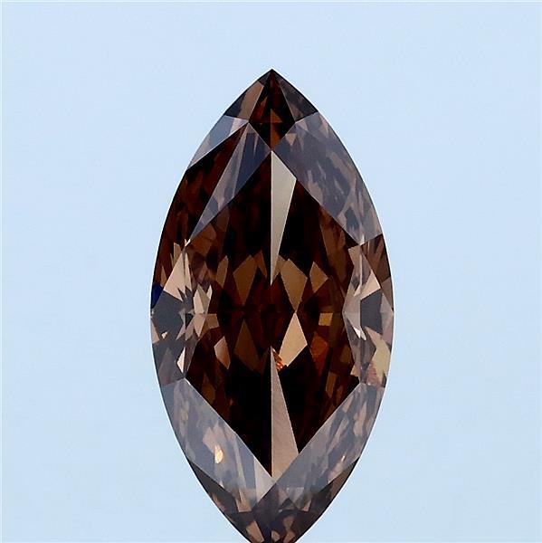 2.07ct Marquise FANCY BROWN VVS1 Lab Created Diamond