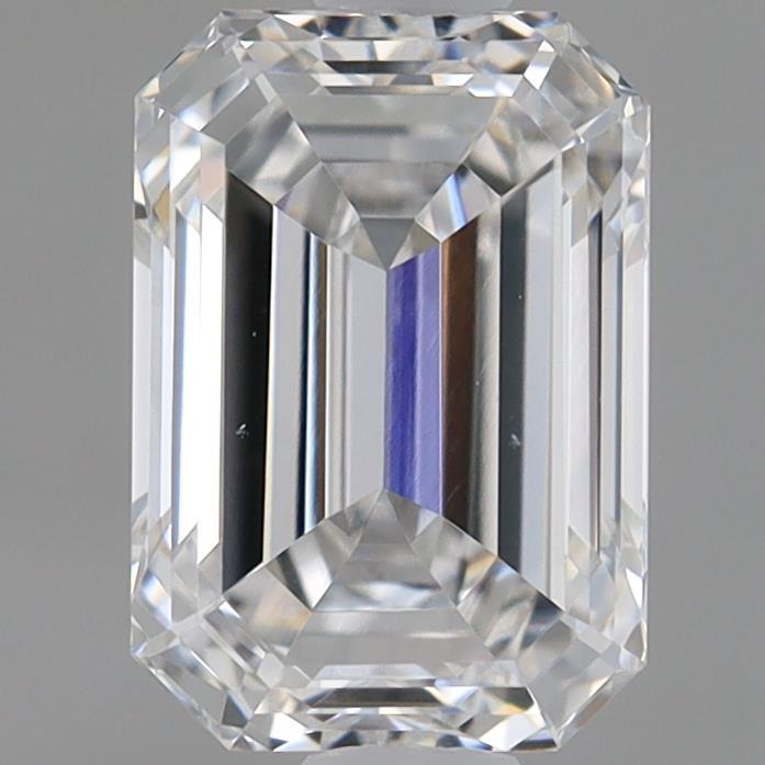 0.95ct Emerald F VVS2 Lab Created Diamond