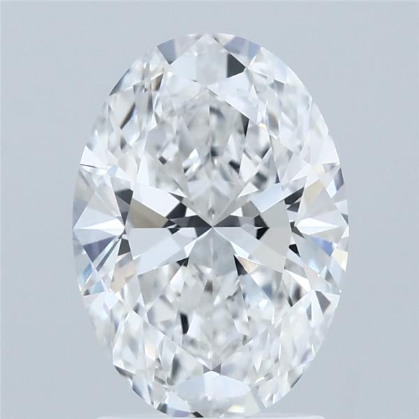 2.03ct Oval E VVS2 Lab Created Diamond
