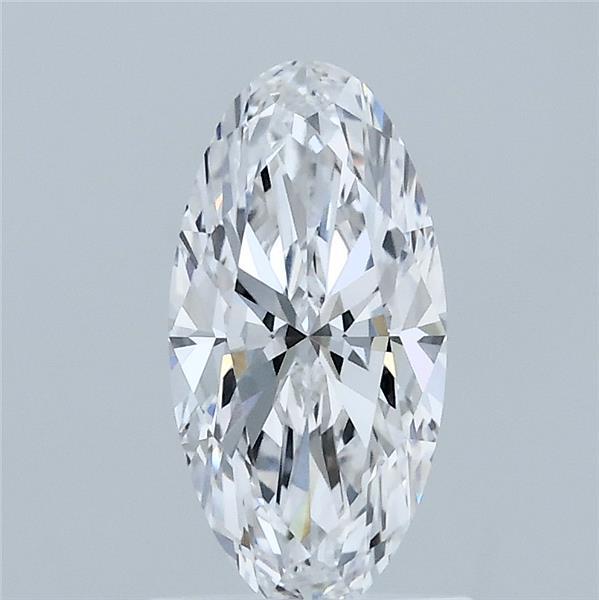 1.02ct Oval D VVS2 Lab Created Diamond