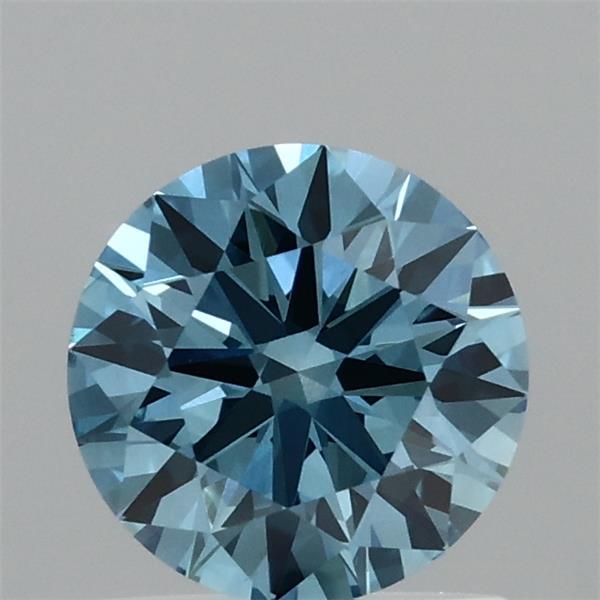 1.01ct Round FANCY VIVID BLUE VVS2 Lab Created Diamond