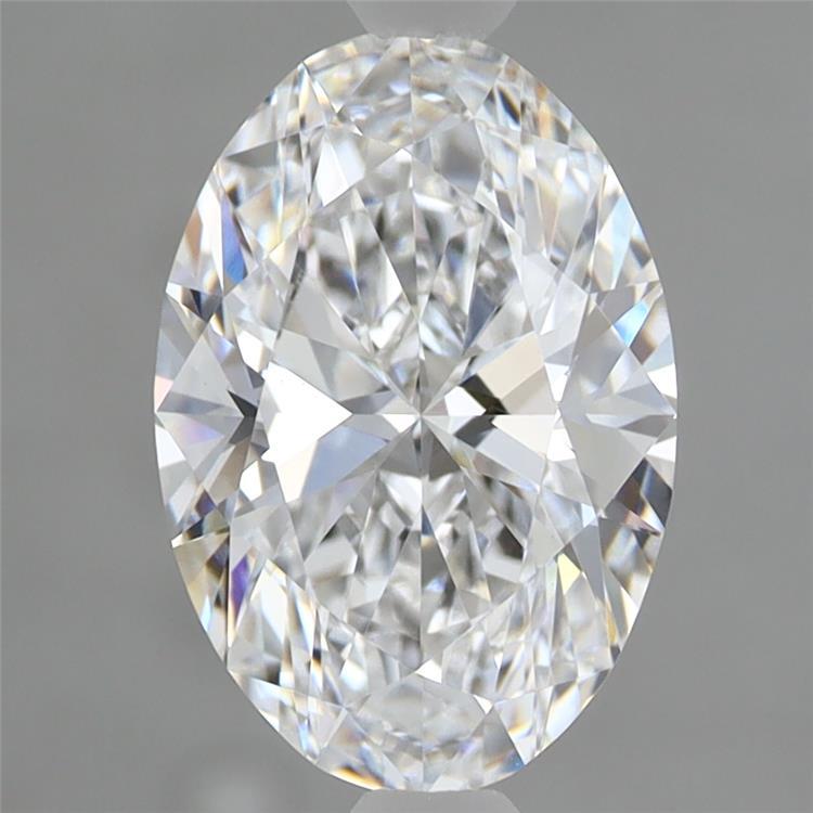 2.04ct Oval D VVS2 Lab Created Diamond