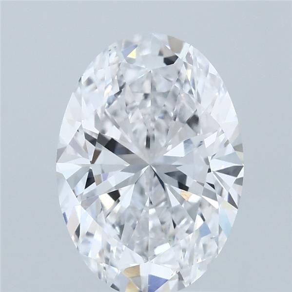 2ct Oval D VS2 Lab Created Diamond