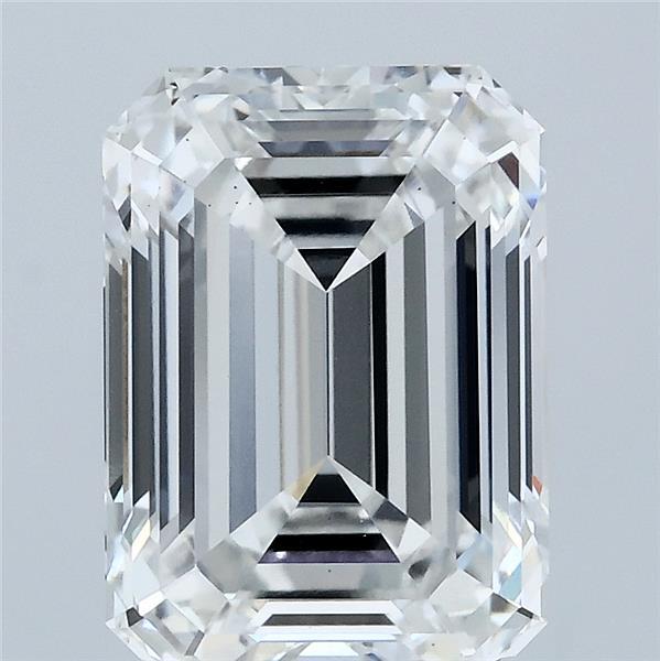 4.09ct Emerald F VS1 Lab Created Diamond