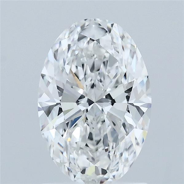 1.5ct Oval E VVS2 Lab Created Diamond