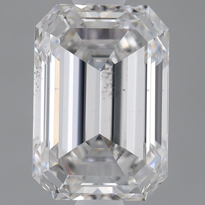 0.91ct Emerald F VS2 Lab Created Diamond