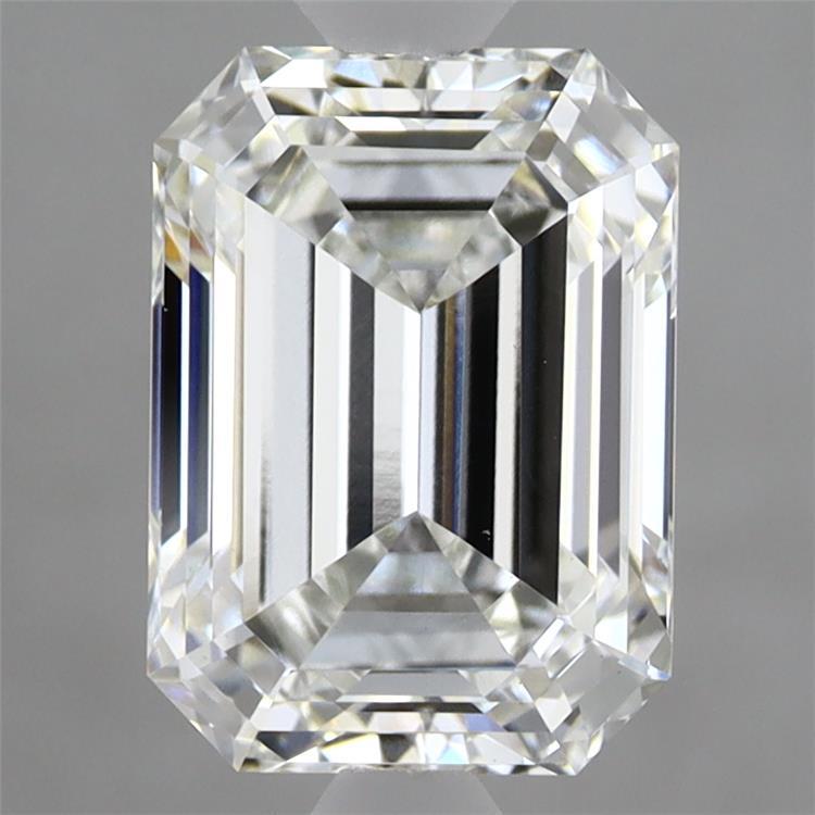 2.71ct Emerald F VS1 Lab Created Diamond