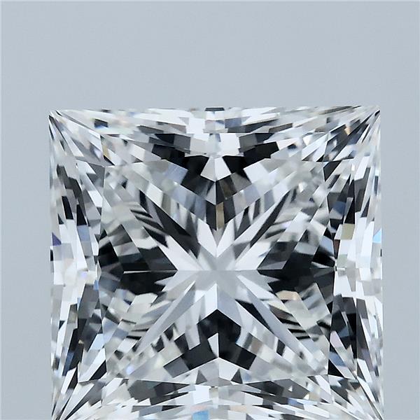 7.08ct Princess F VVS2 Lab Created Diamond