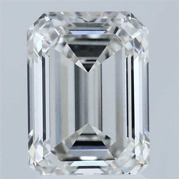 2.09ct Emerald F VS1 Lab Created Diamond