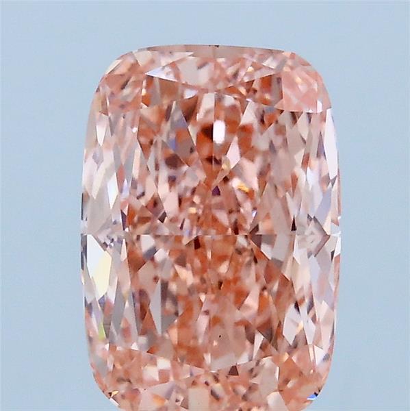 2.07ct Cushion FANCY VIVID PINK VVS2 Lab Created Diamond