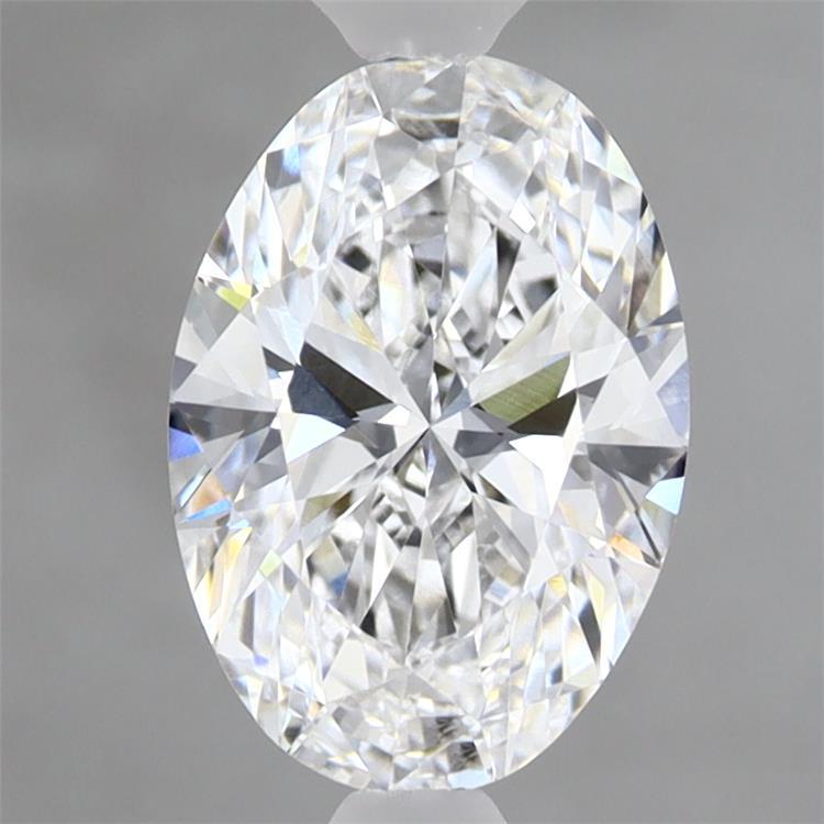 1.5ct Oval D VVS2 Lab Created Diamond