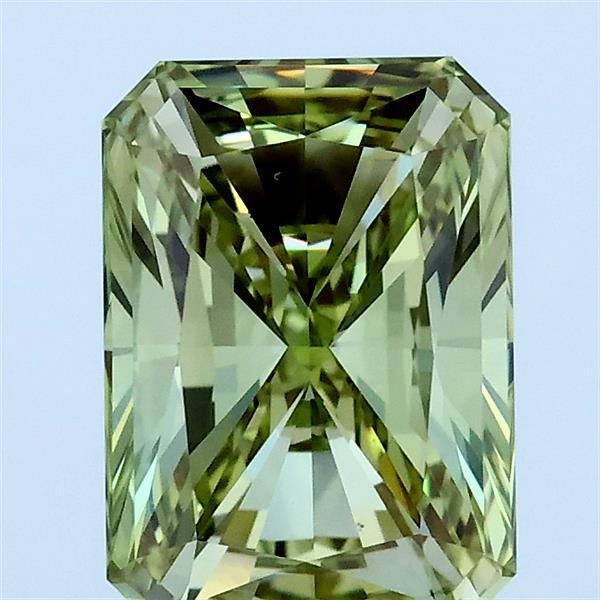 2.01ct Radiant FANCY GREEN VS1 Lab Created Diamond