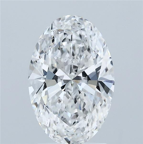 2.08ct Oval E VVS2 Lab Created Diamond
