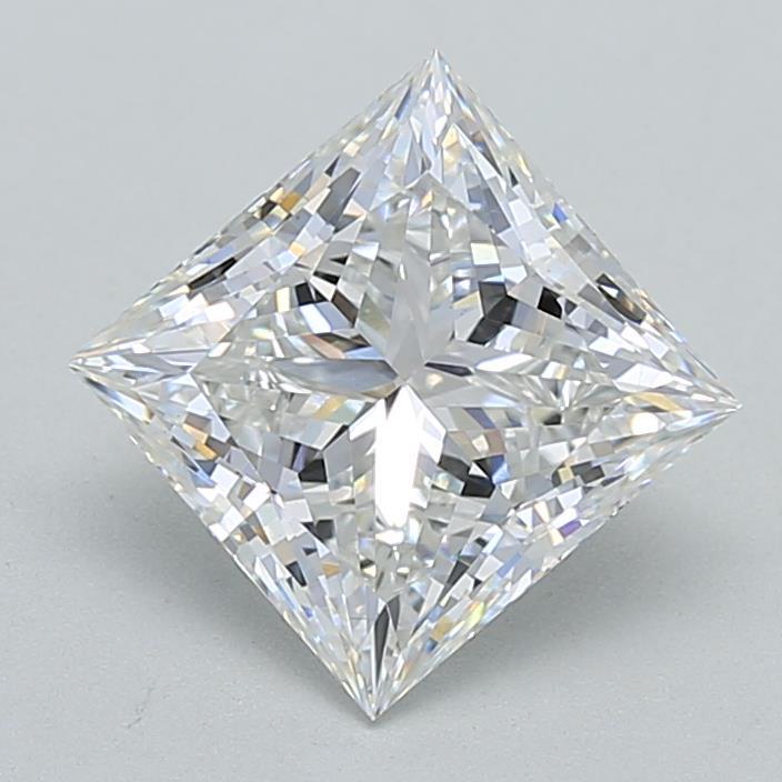 3.04ct Princess F VS1 Lab Created Diamond