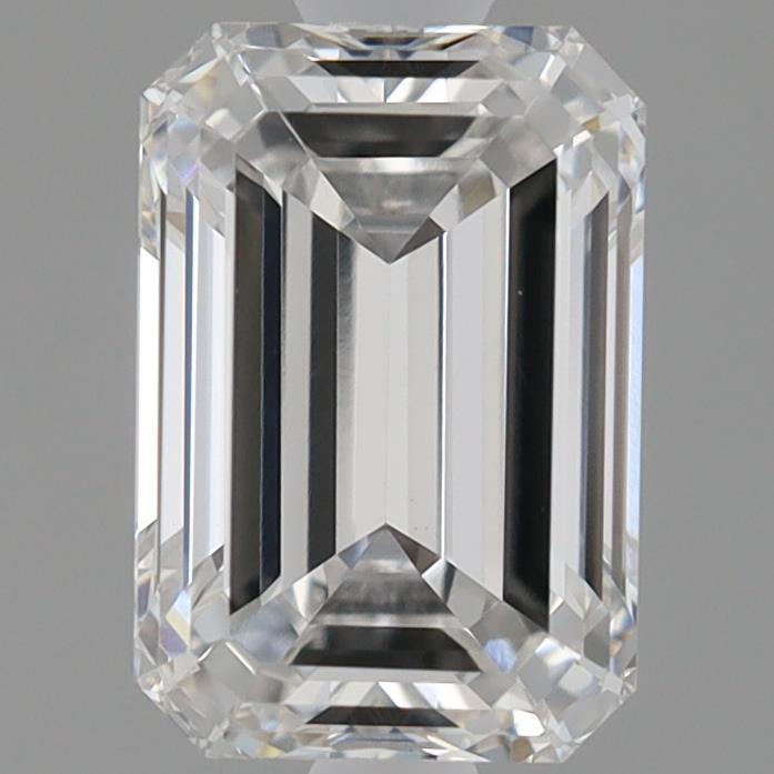 0.93ct Emerald F VVS2 Lab Created Diamond