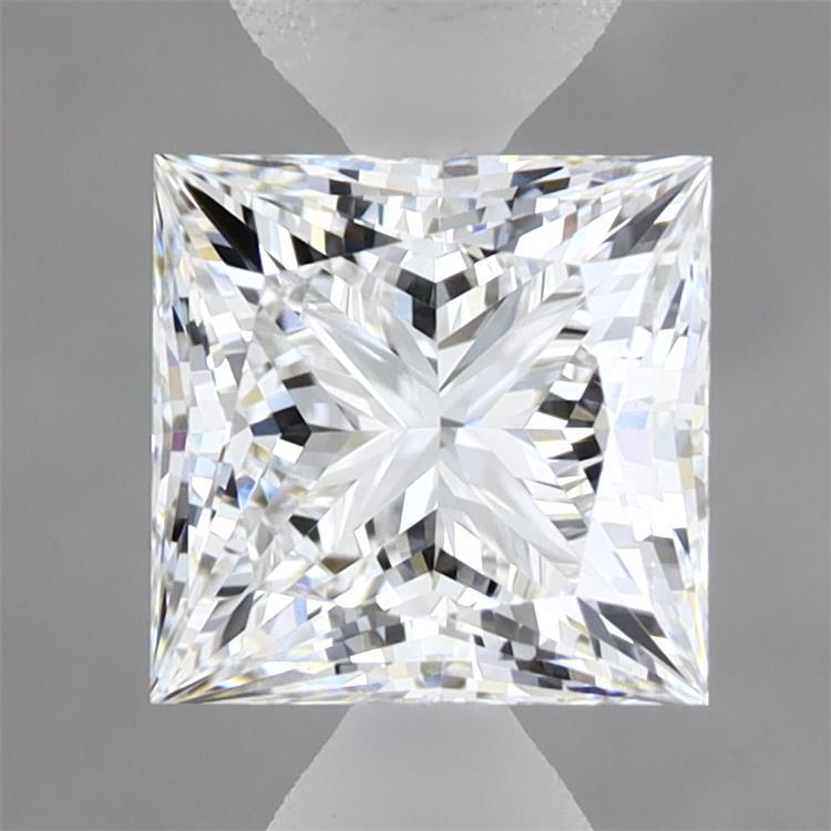 1.61ct Princess D VVS2 Lab Created Diamond
