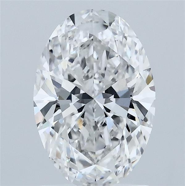 1.55ct Oval E VVS2 Lab Created Diamond