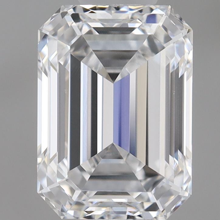 1.09ct Emerald D VS1 Lab Created Diamond