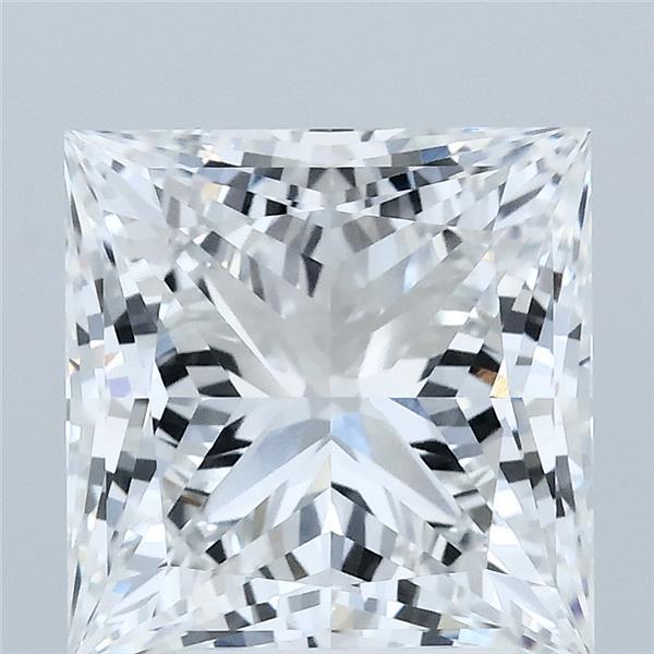 4.09ct Princess E VVS2 Lab Created Diamond