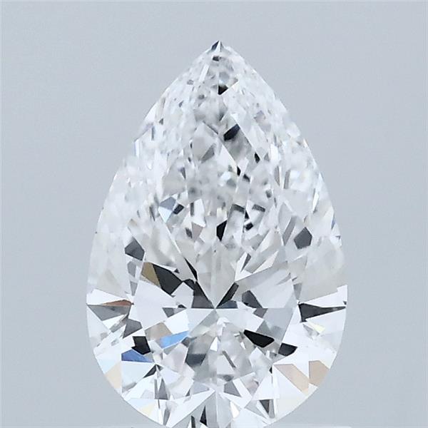 1ct Pear D VVS2 Lab Created Diamond