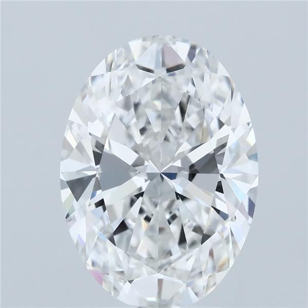 4.05ct Oval E VVS2 Lab Created Diamond