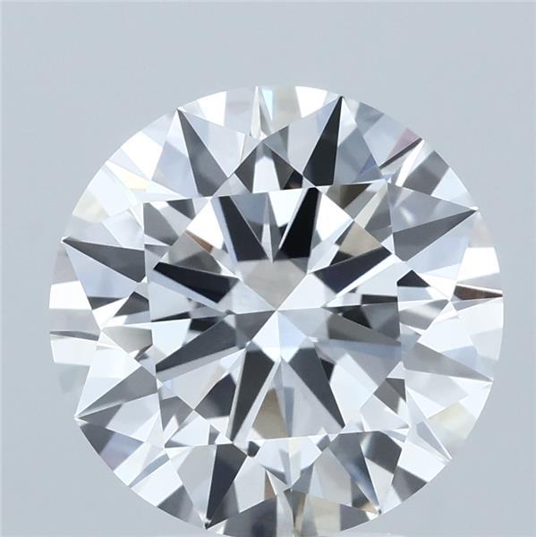 4ct Round F VVS2 Lab Created Diamond