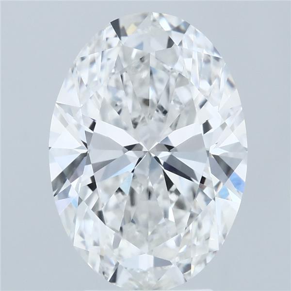 4.05ct Oval E VVS2 Lab Created Diamond