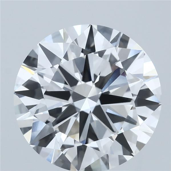 4ct Round F VVS2 Lab Created Diamond