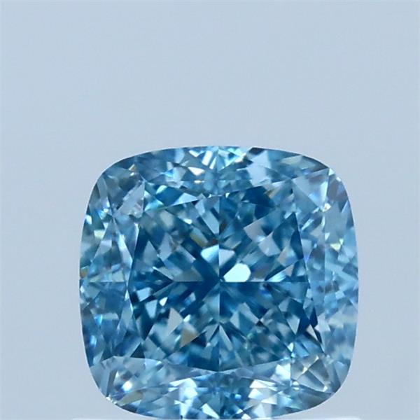 1.12ct Cushion FANCY VIVID BLUE VVS2 Lab Created Diamond