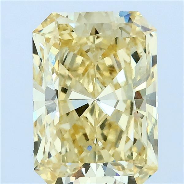 2.03ct Radiant FANCY YELLOW VVS2 Lab Created Diamond
