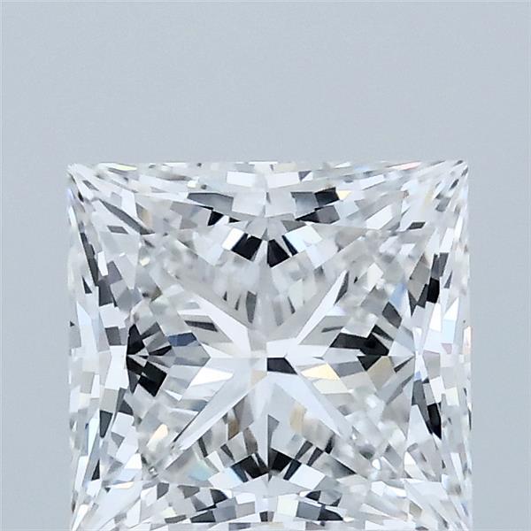 2.08ct Princess E VVS2 Lab Created Diamond