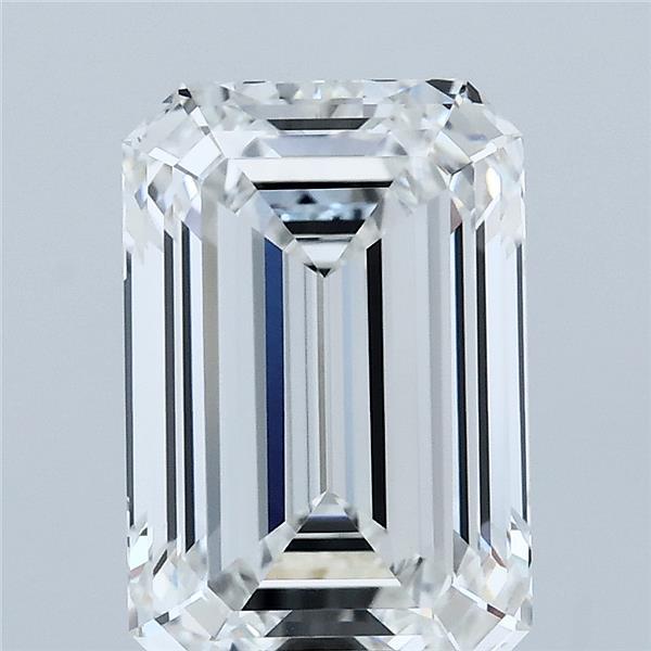 3.56ct Emerald F VVS2 Lab Created Diamond