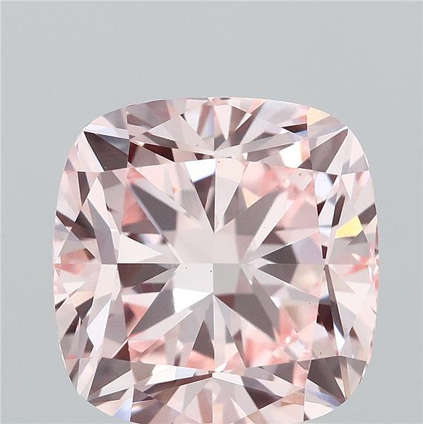 3.07ct Cushion FANCY INTENSE PINK VS1 Lab Created Diamond