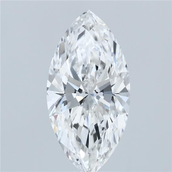 3.05ct Marquise F VS2 Lab Created Diamond