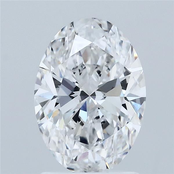 1.74ct Oval D VVS2 Lab Created Diamond
