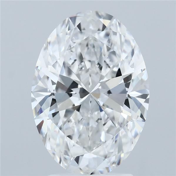 3.1ct Oval E VVS2 Lab Created Diamond