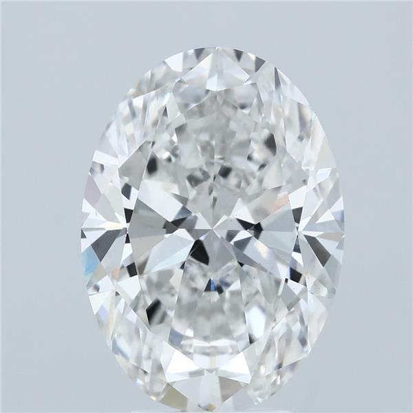 5.01ct Oval F VS2 Lab Created Diamond
