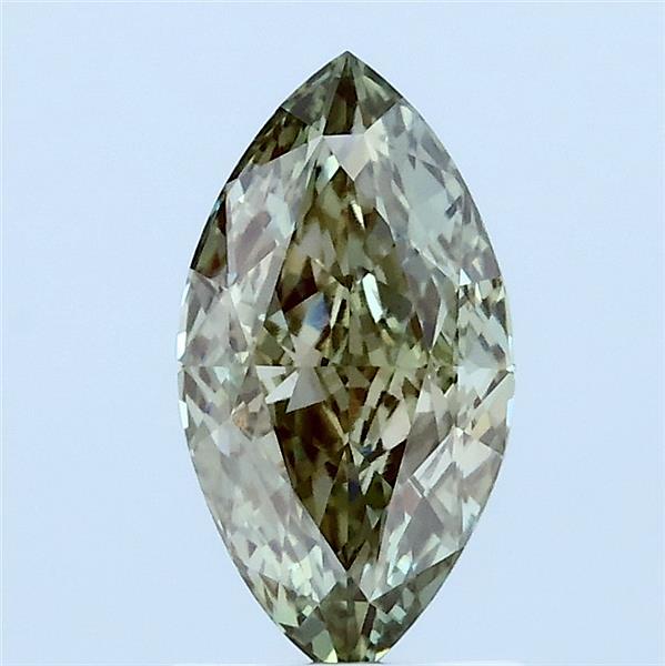 1.09ct Marquise FANCY INTENSE GREEN VS1 Lab Created Diamond