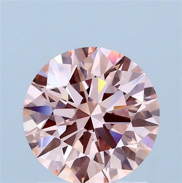 1.33ct Round FANCY INTENSE PINK VVS2 Lab Created Diamond