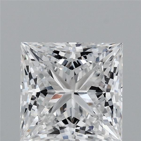 3.11ct Princess D VVS2 Lab Created Diamond
