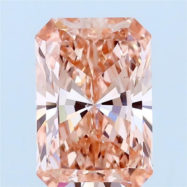 1.72ct Radiant FANCY VIVID PINK VS1 Lab Created Diamond