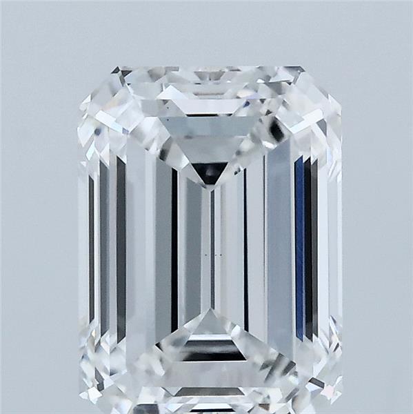 2.6ct Emerald D VS1 Lab Created Diamond