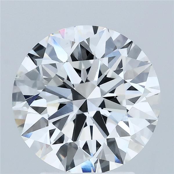 3.07ct Round F VVS2 Lab Created Diamond