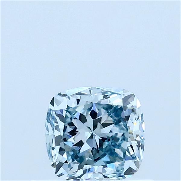 0.58ct Cushion FANCY INTENSE BLUE VS1 Lab Created Diamond